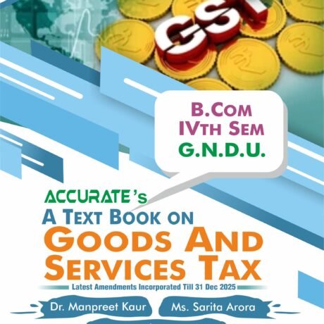 Goods and Services Tax - B.Com (IV Sem)