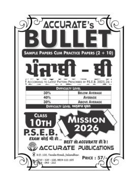 Punjabi B Bullet 10th Class